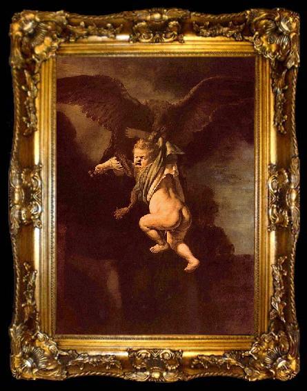 framed  Rembrandt Peale Ganymed in den Fangen des Adlers, ta009-2
